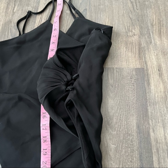 Zara NWT V-neck Black Spaghetti Strap Bodysuit - Picture 7 of 10